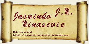Jasminko Minašević vizit kartica